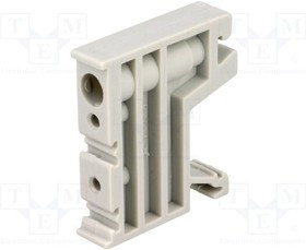 KU-1/35-GY, Держатель, ZG-G, ZUG, ZUG-G, серый, Шир: 10мм, полиамид, TS35