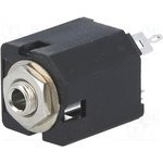 ACJSMV353, Телефонный аудио разъем, Stereo, 3.5mm, 3 контакт(-ов), Гнездо, Монтаж в Панель ACJSMV353, Телефонный аудио разъем, Stereo, 3.5mm, 3 контакт(-ов), Гнездо, Монтаж в Панель