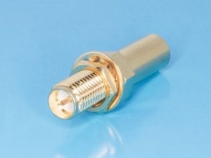 RP-SMA-C58PG, Разъем RP-SMA вилка на кабель RG-58, обжимной, позолоченный RP-SMA-C58PG, Разъем RP-SMA вилка на кабель RG-58, обжимной, позолоченный