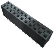 BCS-112-L-S-TE, Headers &amp; Wire Housings Pass-Through Socket Strip, 0.100" pitch