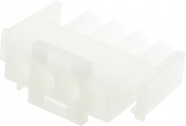 1-480702, Universal MATE-N-LOK Male Connector Housing, 6.35mm Pitch, 4 Way, 1 Row 1-480702, Universal MATE-N-LOK Male Connector Housing, 6.35mm Pitch, 4 Way, 1 Row