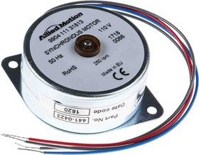 9904 111 31813, McLennan 9904 Reversible Synchronous AC Motor, 1.8 W, 1 Phase, 24 Pole, 110 V, Flange Mount Mounting