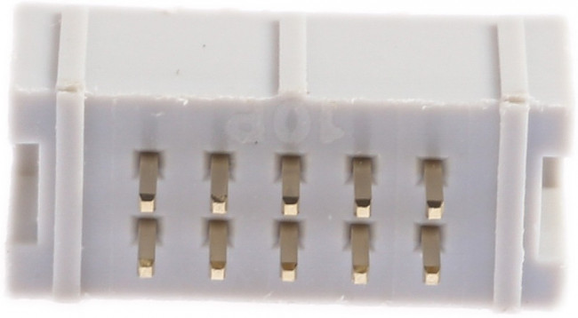 10-Way IDC Connector Plug for Through Hole Mount, 2-Row 10-Way IDC Connector Plug for Through Hole Mount, 2-Row