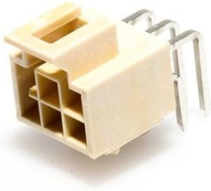 105314-2306, Headers &amp; Wire Housings NanoFit RA Hdr TH DR 6Ckt 0.76um Au Ntl
