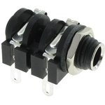 ACJM-MHS, Телефонный аудио разъем, Mono, 6.35mm, 2 контакт(-ов), Гнездо, Монтаж в Панель ACJM-MHS, Телефонный аудио разъем, Mono, 6.35mm, 2 контакт(-ов), Гнездо, Монтаж в Панель