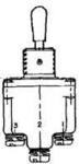 1TL1-8, Toggle Switches 1 Pole 2 Position Standard Lever