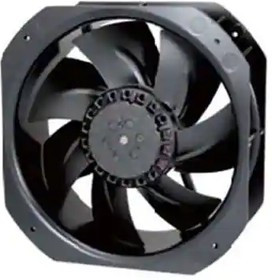 OA225AP-11-1WB1869K, AC Fans Axial Fan, 225x225x80mm, 115VAC, 620CFM, 80W, 66.2dBA, Ball, Wire, IP69K
