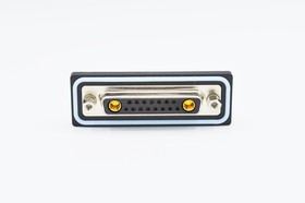 CDFR17W2213L411, CDF 25 Way Right Angle Solder D-sub Connector Socket, 2.77mm Pitch, with 4-40 Screw Locks CDFR17W2213L411, CDF 25 Way Right Angle Solder D-sub Connector Socket, 2.77mm Pitch, with 4-40 Screw Locks