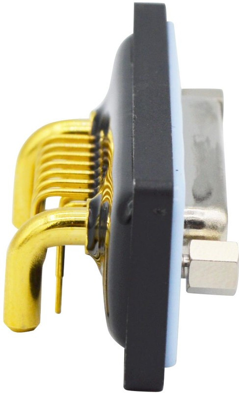 CDFR17W2213L411, CDF 25 Way Right Angle Solder D-sub Connector Socket, 2.77mm Pitch, with 4-40 Screw Locks CDFR17W2213L411, CDF 25 Way Right Angle Solder D-sub Connector Socket, 2.77mm Pitch, with 4-40 Screw Locks