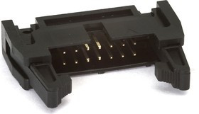 AWP-14P, Гнездо, IDC, "папа", PIN: 14, прямой, с экстрактором, THT, позолота