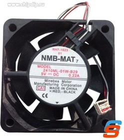Вентилятор NMB-MAT 2410ML-01W-B29 60x25мм 5В 0.22A OEM