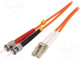 LOG-FP2LT02, Световодный патч-корд, OM2, LC/UPC,ST/UPC, 2м, LSZH, оранжевый