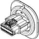 34840-4410, Conn Housing PL 8 POS 3.5mm Crimp ST Panel Mount Black/Natural MX 150™ Bag 34840-4410, Conn Housing PL 8 POS 3.5mm Crimp ST Panel Mount Black/Natural MX 150™ Bag