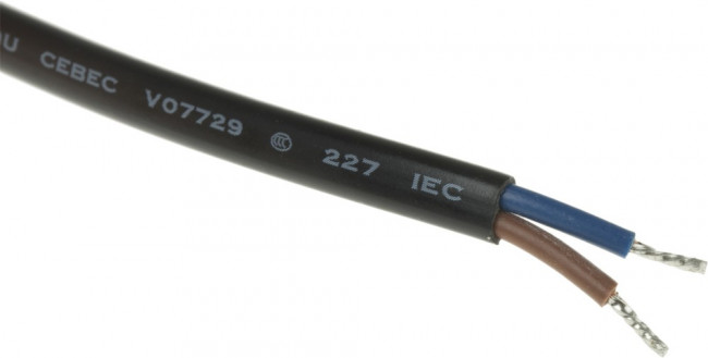 LZ120, Cable Assembly AC Power 0.61m Power 2 POS M 20AWG