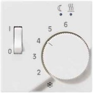 JUNG A 500 Белая Накладка регулятора теплого пола (мех.FTR231U)