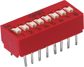 BD01, DIP Switches / SIP Switches STD PROFILE 1 POS