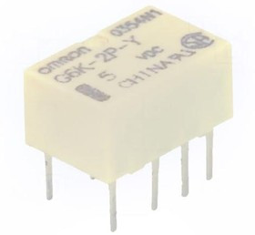 G6K-2P-Y DC5, Реле электромагнитное, субминиатюрное, DPDT, Uкат