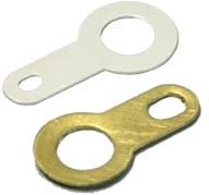 Клемма "лепесток", d4,3x 7,0, латунь луженая