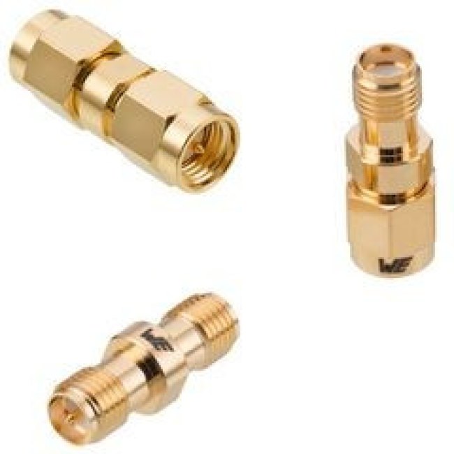 64430203211000, Coaxial Adapter, Straight, SMA Plug - SMA Plug, 50Ohm