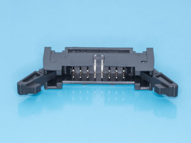 SCM-16, Разъем IDC 2х8 вилка на плату, шаг 2.54мм, с защелками SCM-16, Разъем IDC 2х8 вилка на плату, шаг 2.54мм, с защелками