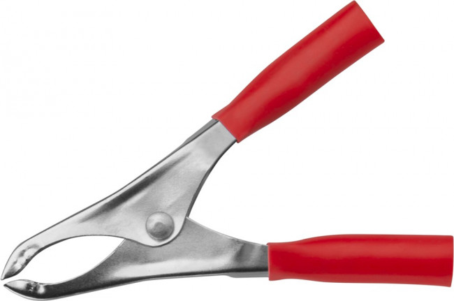 Зажим ОНЛАЙТ 90 180 OAC-15A-75-R25 (крокодил, крас, 15 А, упаковка 25шт)