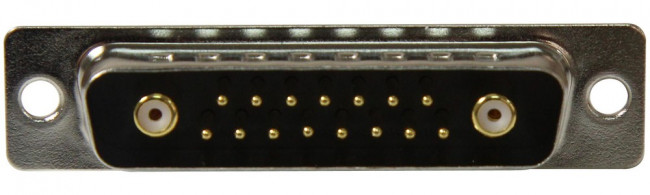 683M17W2103L001, COMBO D-SUB CONN, PLUG, DB-17W2, TH