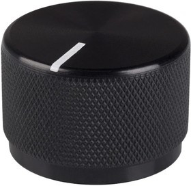 OEJL-90-4-5, Control Knob, Knurl/Round Black Line