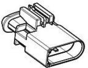 1-699297-1, Automotive Connectors 4 POS TAB HSG ASSY CODE A 1-699297-1, Automotive Connectors 4 POS TAB HSG ASSY CODE A