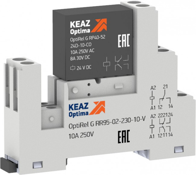 Модуль релейный OptiRel G RM48-52-24D-10-V-CO КЭАЗ 281002