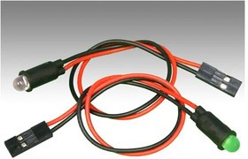 PM5RDW6.0, LED Panel Mount Indicators Red 655nm 25mcd Diff Lens Wire PM5RDW6.0, LED Panel Mount Indicators Red 655nm 25mcd Diff Lens Wire