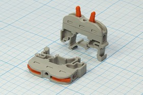 Клемма соединительная кабельная, 2C, 0,08x4мм2, 20А 250В, WAGO Клемма соединительная кабельная, 2C, 0,08x4мм2, 20А 250В, WAGO