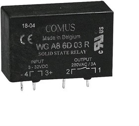 WGA8-6D05Z, Реле полупроводниковое Solid State Relay Z-Vers. 280V 5A SIP4