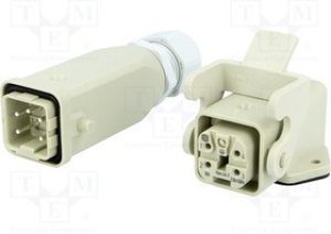 09320463101, Heavy Duty Power Connectors HAN EE 46P F CRIMP ORDER CONTACTS SEP