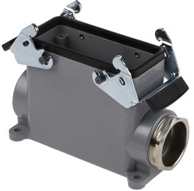 12954600+70085400, H-BE Heavy Duty Power Connector Housing, 16 Contacts, PG29 Thread