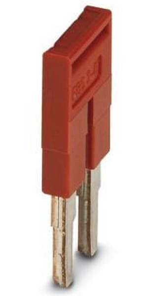 Перемычка FBS 2-6 на 2 полюса, для клемм 6,2mm, 32A, красная Перемычка FBS 2-6 на 2 полюса, для клемм 6,2mm, 32A, красная