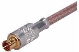 11_MCX-75-2-1/113_NE, RF Connectors / Coaxial Connectors MCX straight cable plug(m)