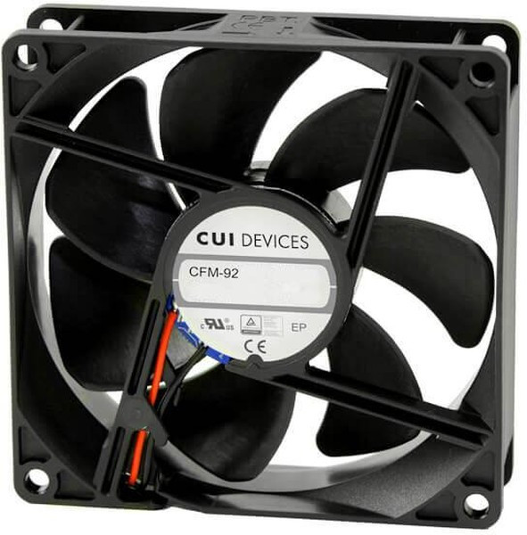 CFM-9225V-117-177, DC Fans 12Vdc 0.54W 28.4CFM DC Axial 92x92x25mm