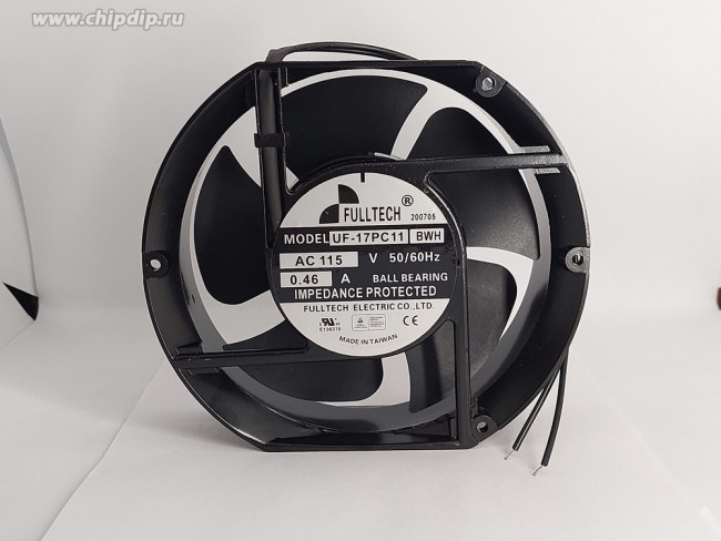 Вентилятор Fulltech UF-17PC11 AC 115V 50/60Hz 0.46A 172x150x51мм 2pin