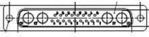 172704-0023, D-Sub Mixed Contact Connectors FCT ML DSUB SDR PLG 21WA4 172704-0023, D-Sub Mixed Contact Connectors FCT ML DSUB SDR PLG 21WA4