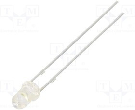 OSW54K3131A-1MA, LED; 3mm; white cold; 1120?1560mcd; 30°; Front: convex; 2.8?3.4V OSW54K3131A-1MA, LED; 3mm; white cold; 1120?1560mcd; 30°; Front: convex; 2.8?3.4V