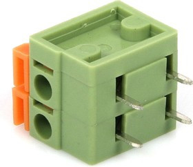 DG142R-02 (142R-02P), Клеммник 2-контактный,5.08мм DG142R-02 (142R-02P), Клеммник 2-контактный,5.08мм