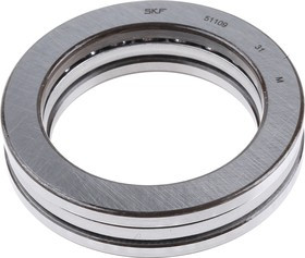 51109 Thrust Ball Bearing- Open Type 45mm I.D, 65mm O.D