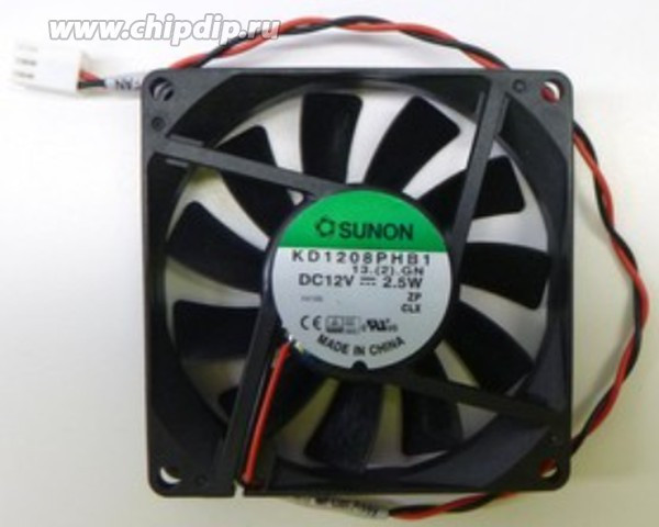 Вентилятор SUNON KD1208PHB1 12V 2,5 W 3-pin 80x80x15