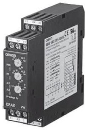 K8AK-VW3 24VAC/DC, Industrial Relays Volt Mntr-Indpndnt Operating Time Adj K8AK-VW3 24VAC/DC, Industrial Relays Volt Mntr-Indpndnt Operating Time Adj