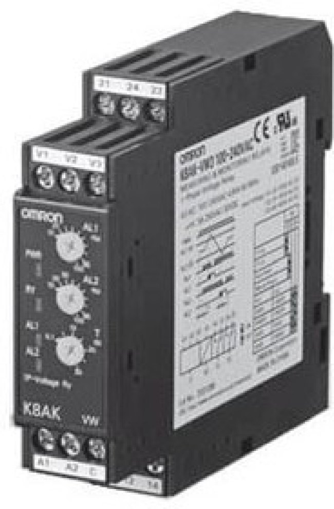 K8AK-VW3 24VAC/DC, Industrial Relays Volt Mntr-Indpndnt Operating Time Adj K8AK-VW3 24VAC/DC, Industrial Relays Volt Mntr-Indpndnt Operating Time Adj