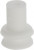 15366021, Connector Accessories Seal Straight Liquid Silicone Rubber White Loose