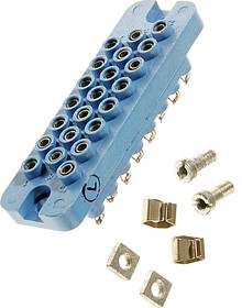 РП10-22 З розетка, Соединитель низкочастотный, прямоугольный, внутреннего монтажа, год 2014