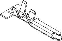 5025790000, Контакт, "мама", луженые, 28AWG-24AWG, CLIK-Mate, 1,5мм