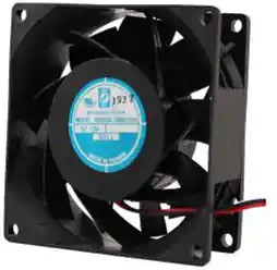 OD8038-12HBIP69K, DC AXIAL FAN, BALL, 71CFM, 0.6A, 12V