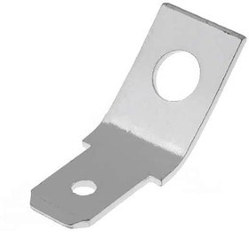 FS2257, Наконечник: плоский, 6,3мм, 0,8мм, "папа", M4, винтами, латунь